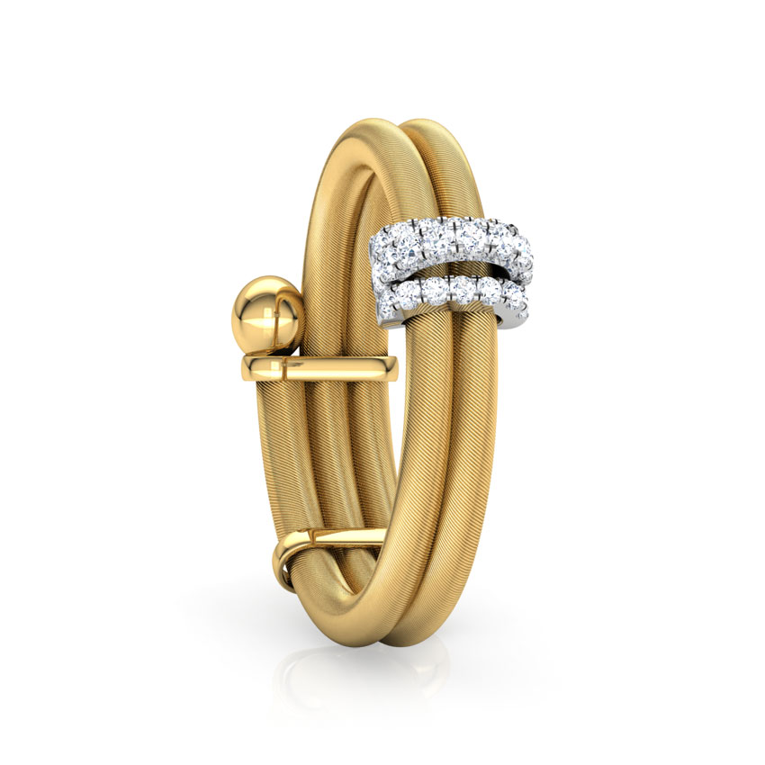 Trio Rondelle Adjustable Ring
