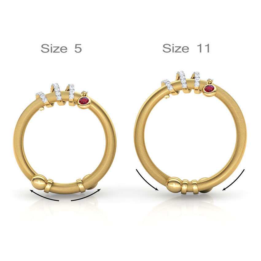 Swirly Adjustable Ring