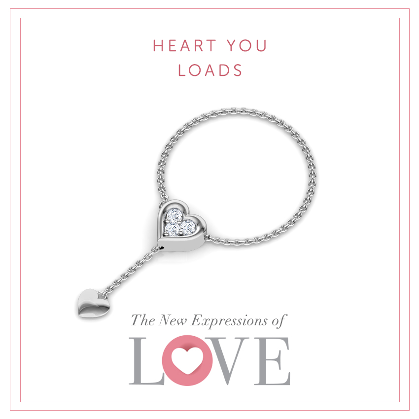 Heart Full of Love Diamond Flexi Ring Heart Full of Love Diamond Flexi Ring