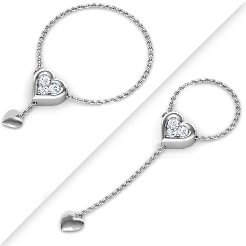 Heart Full of Love Diamond Flexi Ring Heart Full of Love Diamond Flexi Ring