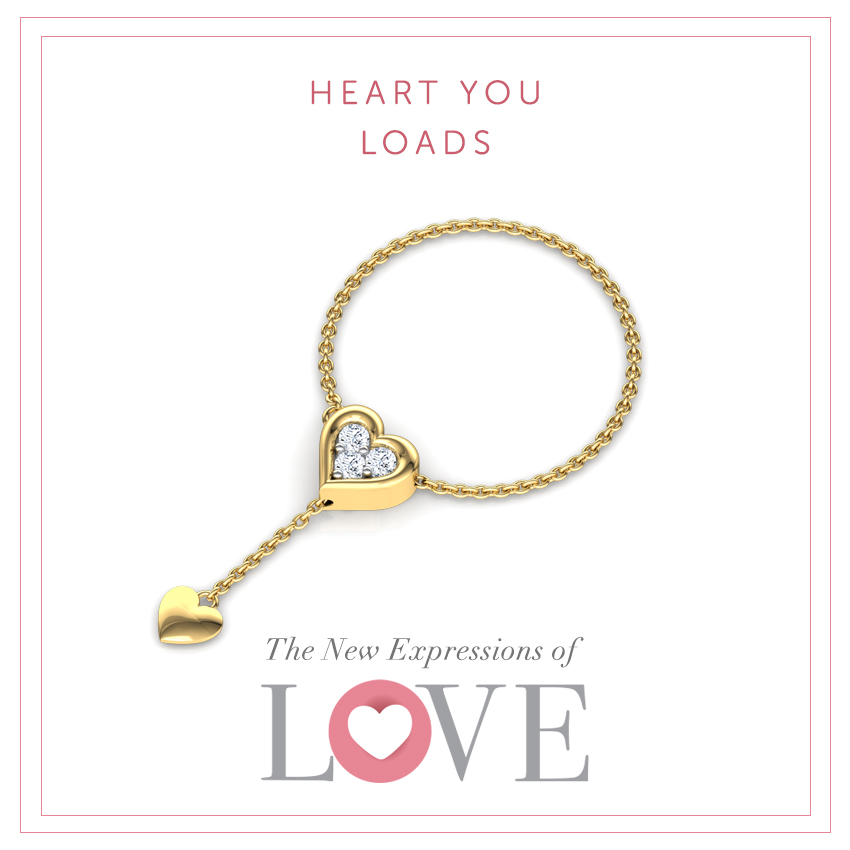 Heart Full of Love Diamond Flexi Ring Heart Full of Love Diamond Flexi Ring