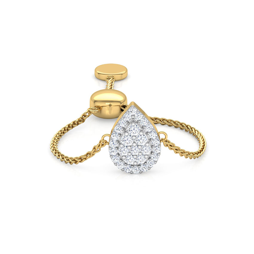 Drop Diamond Flexi Ring