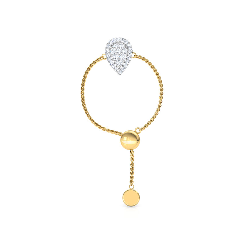 Drop Diamond Flexi Ring