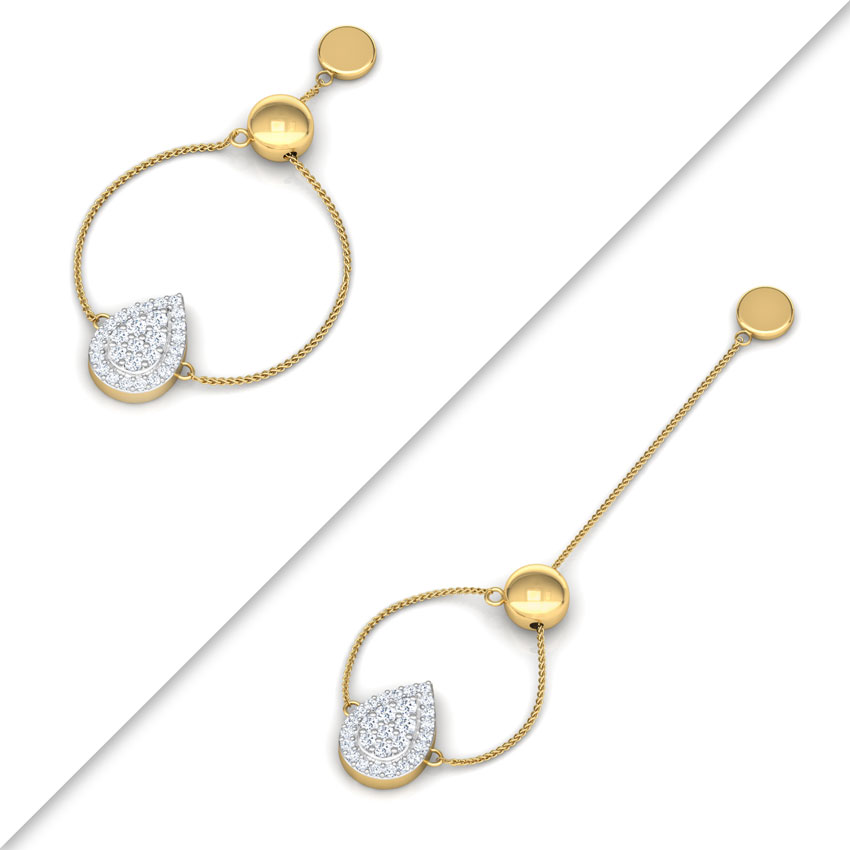 Drop Diamond Flexi Ring