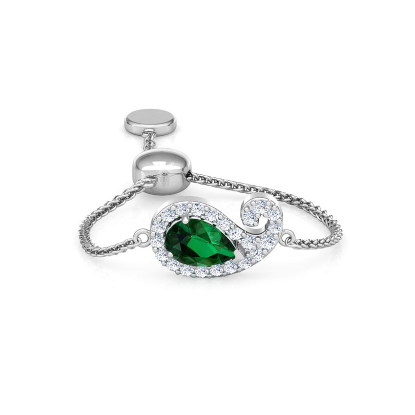 Verdant Paisley Gemstone Flexi Ring Verdant Paisley Gemstone Flexi Ring