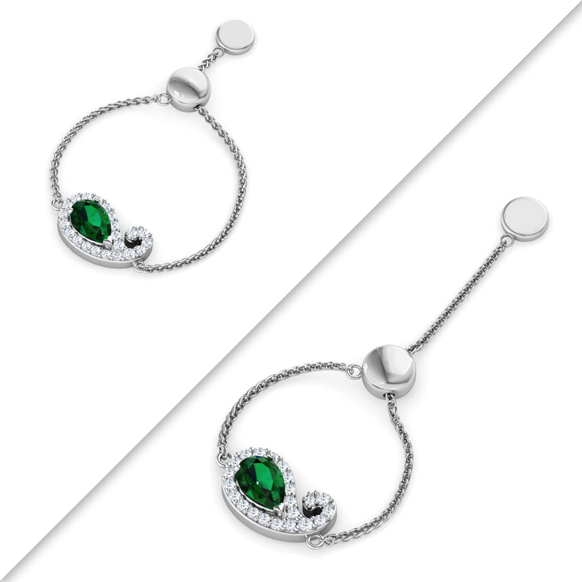 Verdant Paisley Gemstone Flexi Ring Verdant Paisley Gemstone Flexi Ring