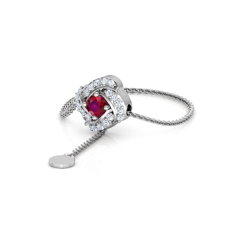 Knot Gemstone Flexi Ring Knot Gemstone Flexi Ring