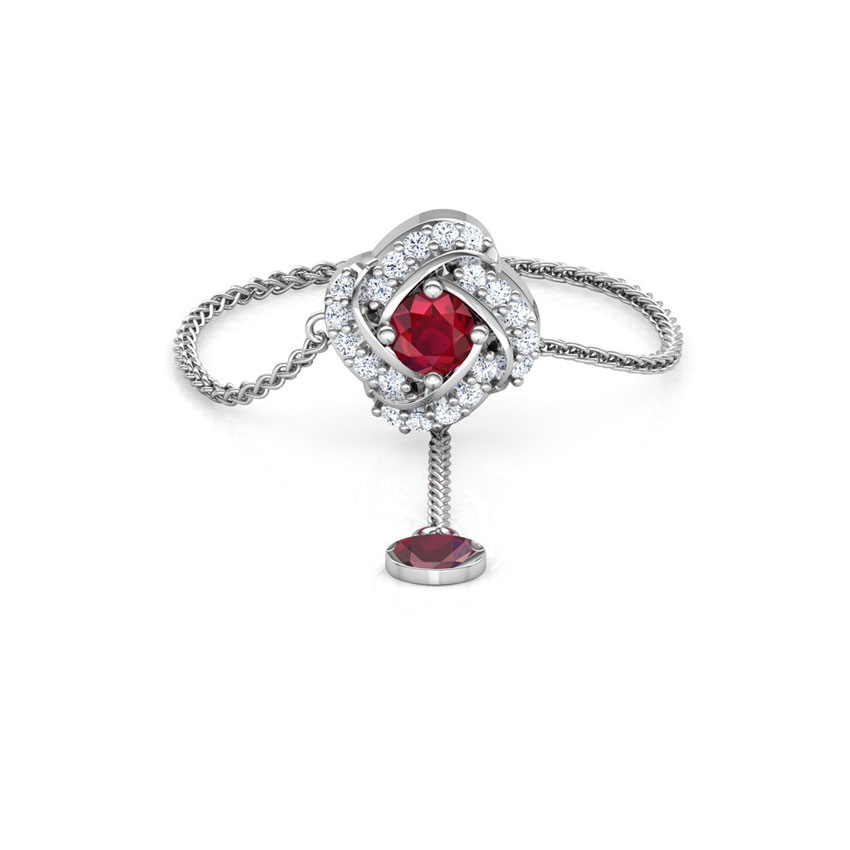 Knot Gemstone Flexi Ring Knot Gemstone Flexi Ring