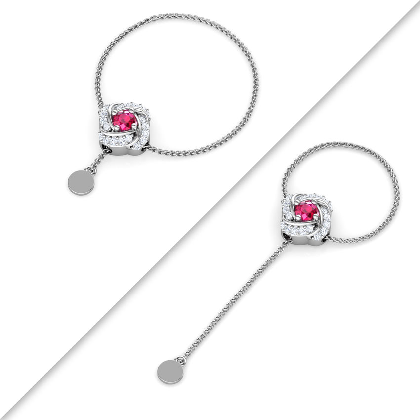 Knot Gemstone Flexi Ring Knot Gemstone Flexi Ring