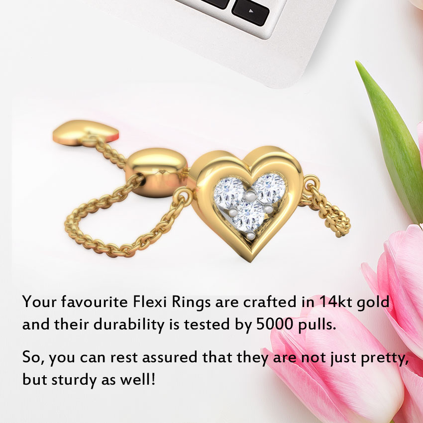 Full of Love Diamond Flexi Ring Full of Love Diamond Flexi Ring