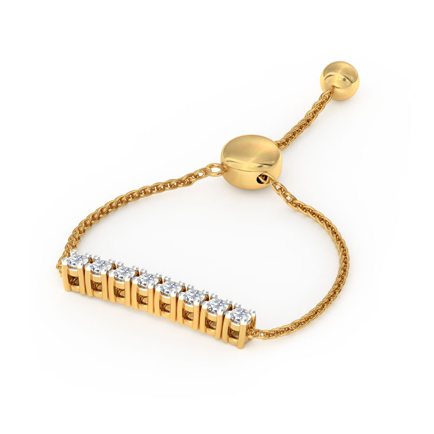 Linear Diamond Flexi Ring