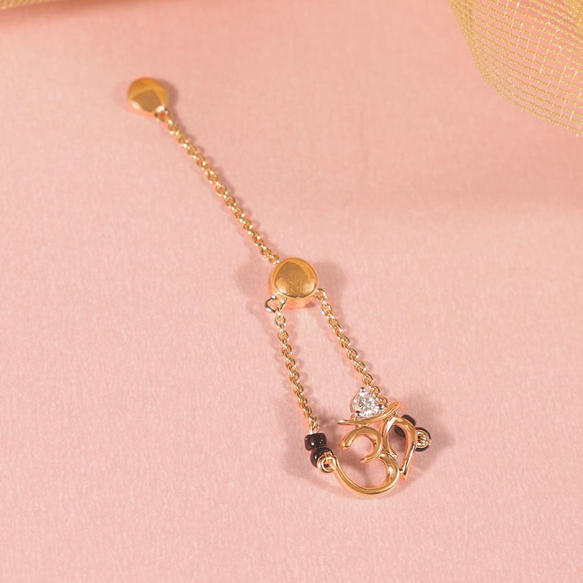 Aum Diamond Mangalsutra Flexi Ring