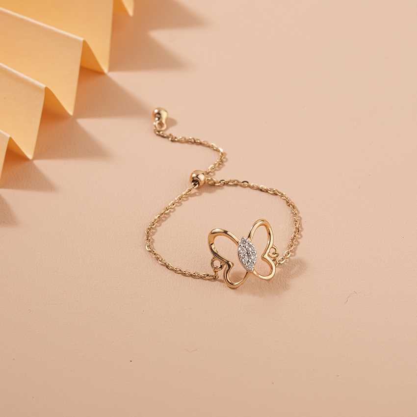 Petite Butterfly Diamond Flexi Ring Petite Butterfly Diamond Flexi Ring