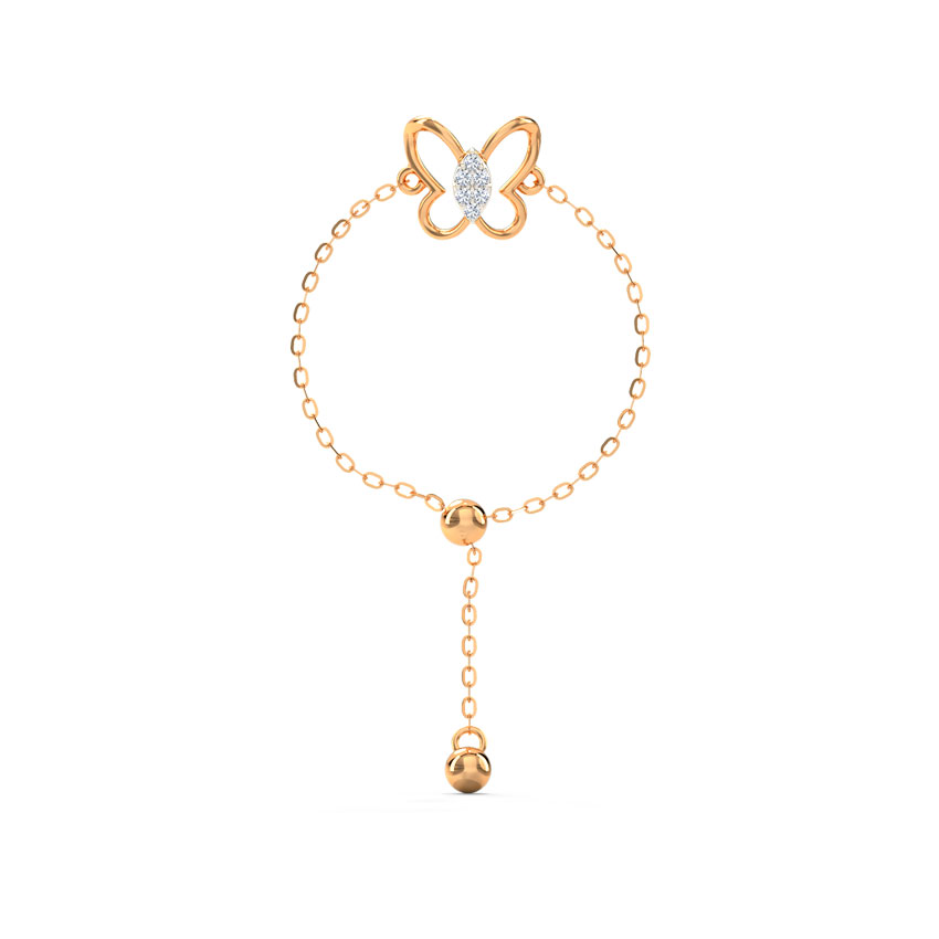 Petite Butterfly Diamond Flexi Ring Petite Butterfly Diamond Flexi Ring