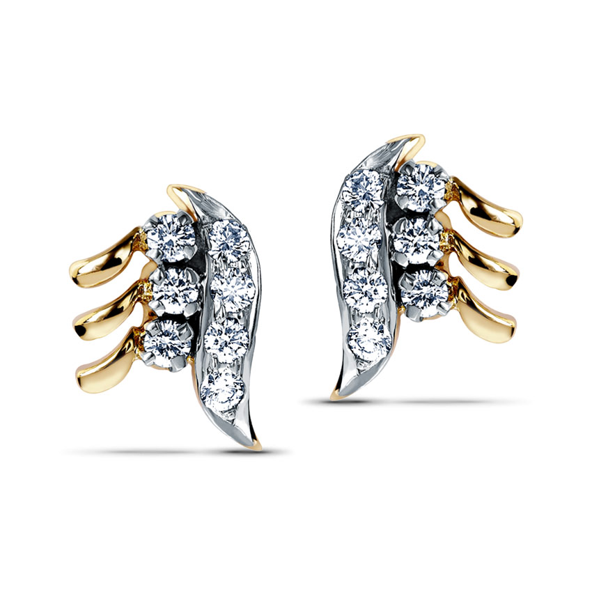 Duo-Tone Cluster Earrings Duo-Tone Cluster Earrings