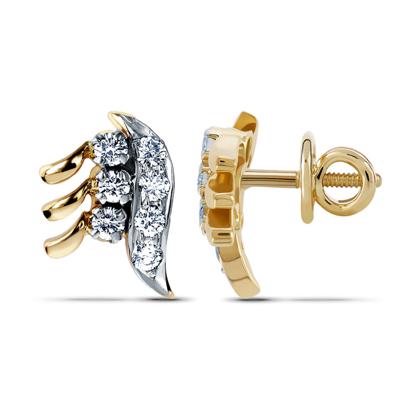 Duo-Tone Cluster Earrings Duo-Tone Cluster Earrings