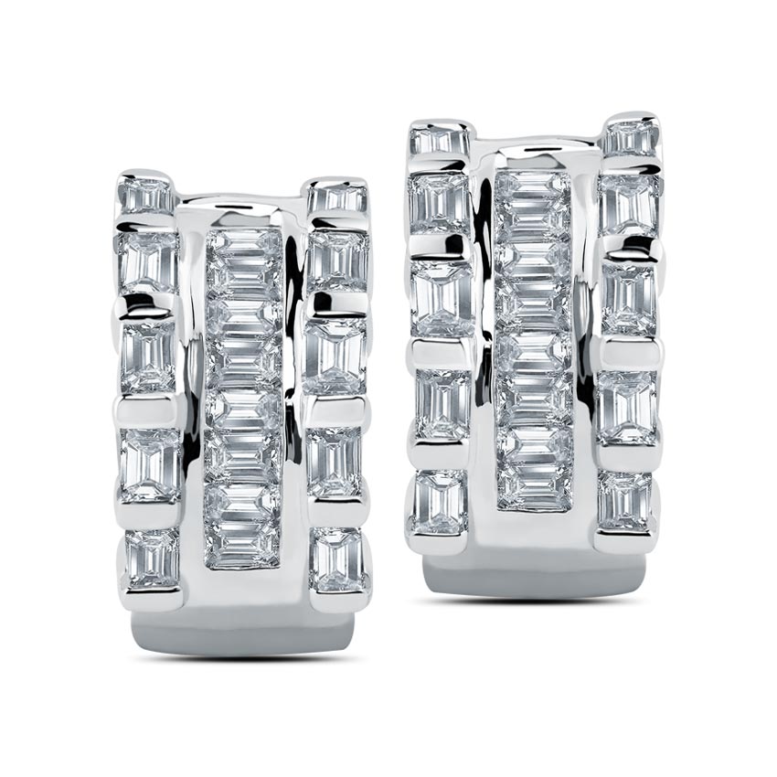 Triumph Baguette Earrings