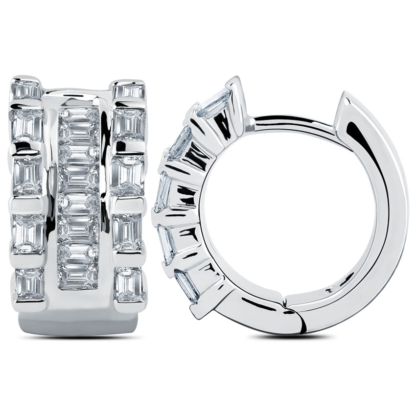 Triumph Baguette Earrings