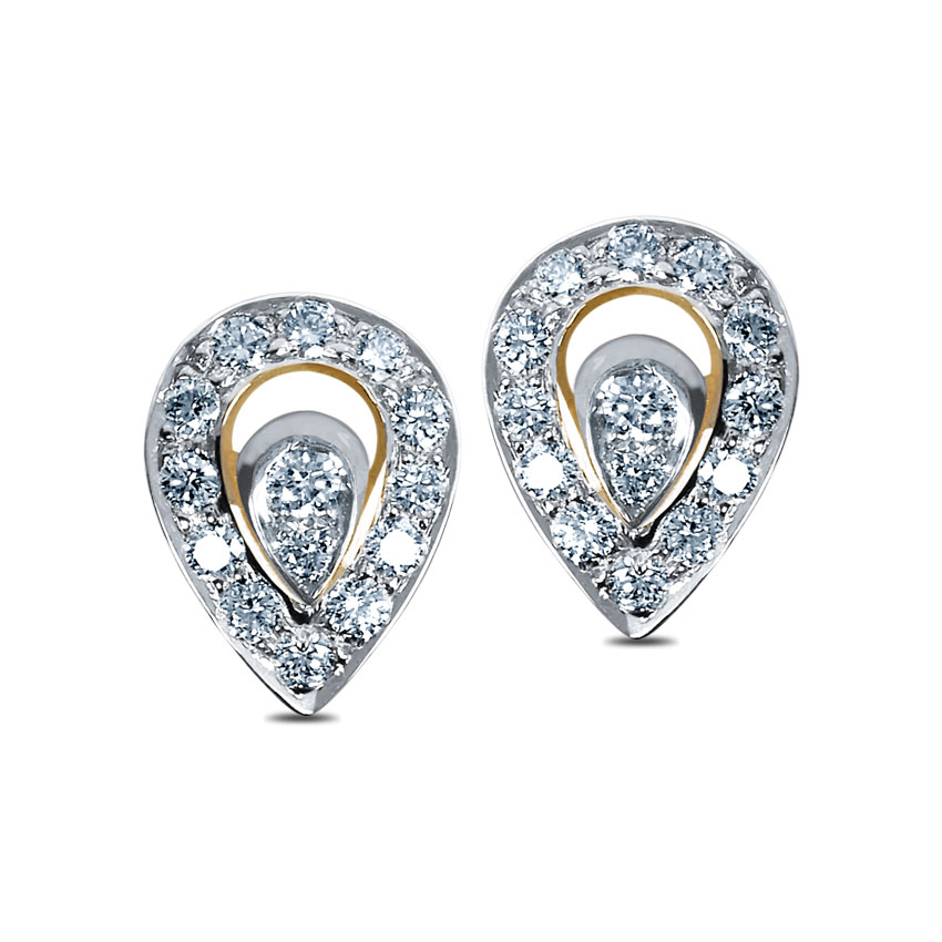 Dewdrops Diamond Earrings, 18K Yellow Gold, 0.39 ct total diamond weight Dewdrops Diamond Earrings, 18K Yellow Gold, 0.39 ct total diamond weight