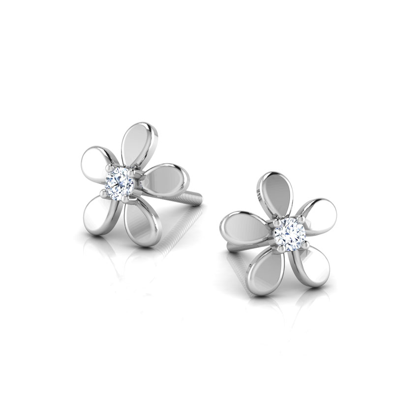 Blossoms Diamond Stud Earrings Blossoms Diamond Stud Earrings
