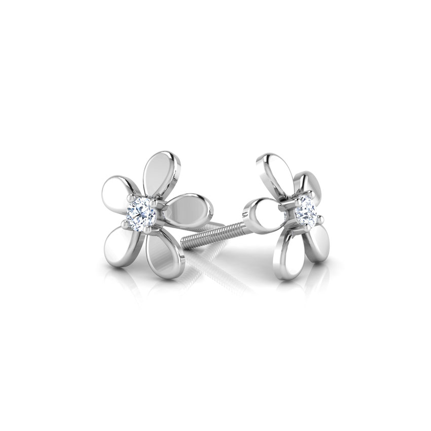Blossoms Diamond Stud Earrings Blossoms Diamond Stud Earrings