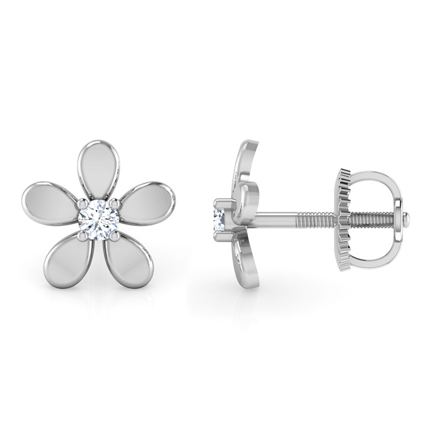 Blossoms Diamond Stud Earrings Blossoms Diamond Stud Earrings