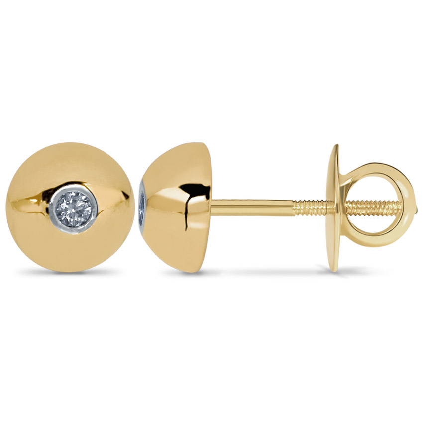 Metro Bezel-set Earrings Metro Bezel-set Earrings