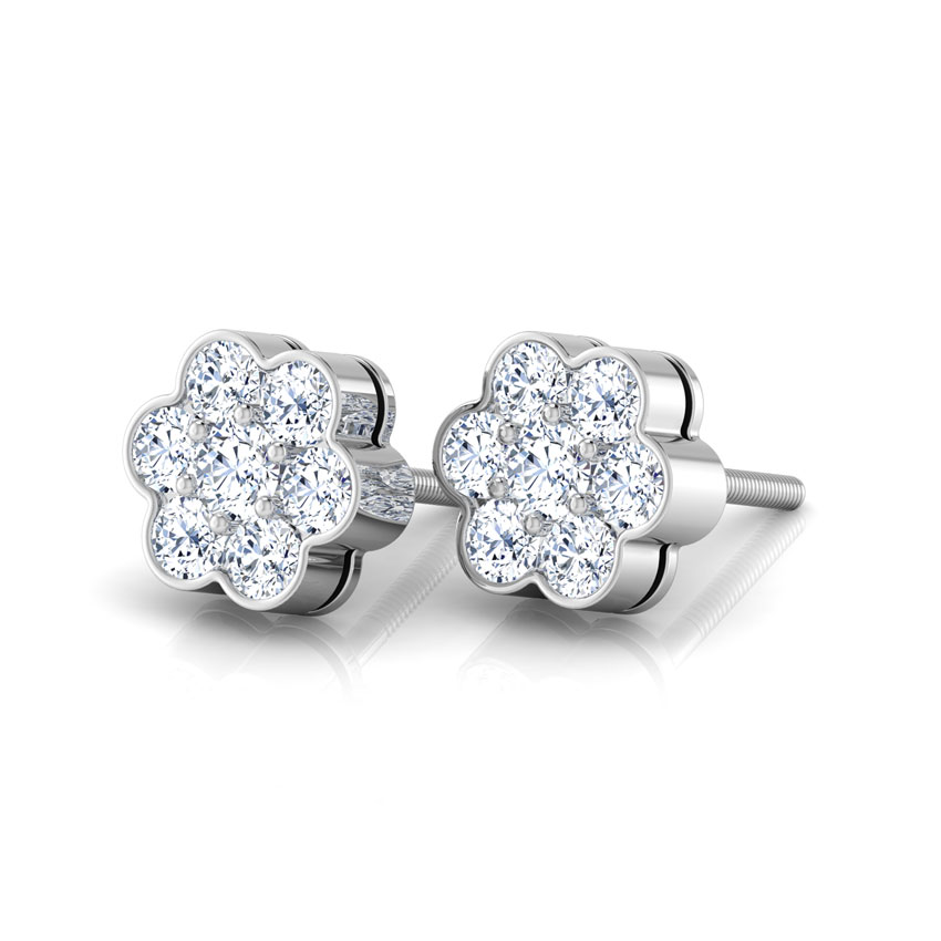 Seven-stone Diamond Earrings