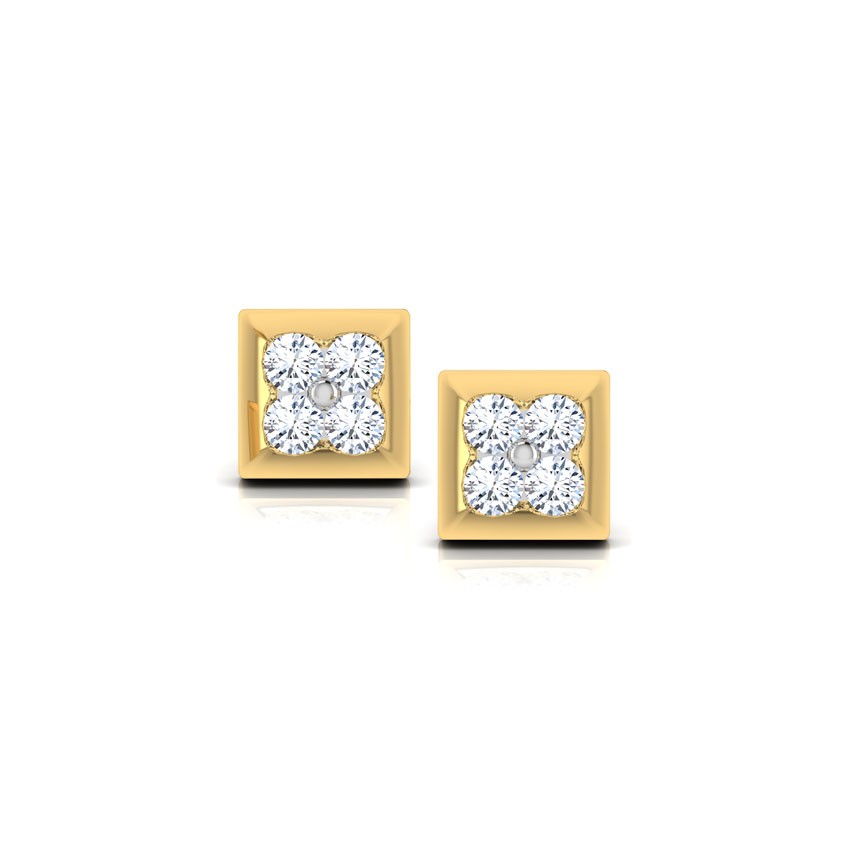 4-Stone Stud Earrings