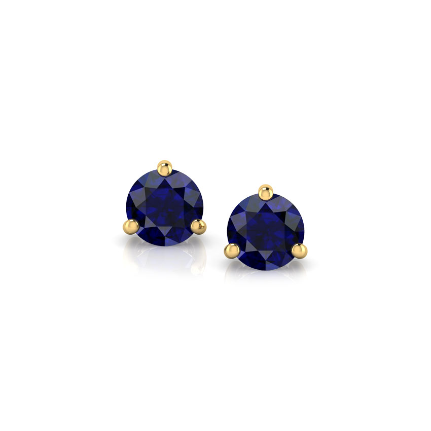 Eula Sapphire Gemstone Stud Earrings Eula Sapphire Gemstone Stud Earrings