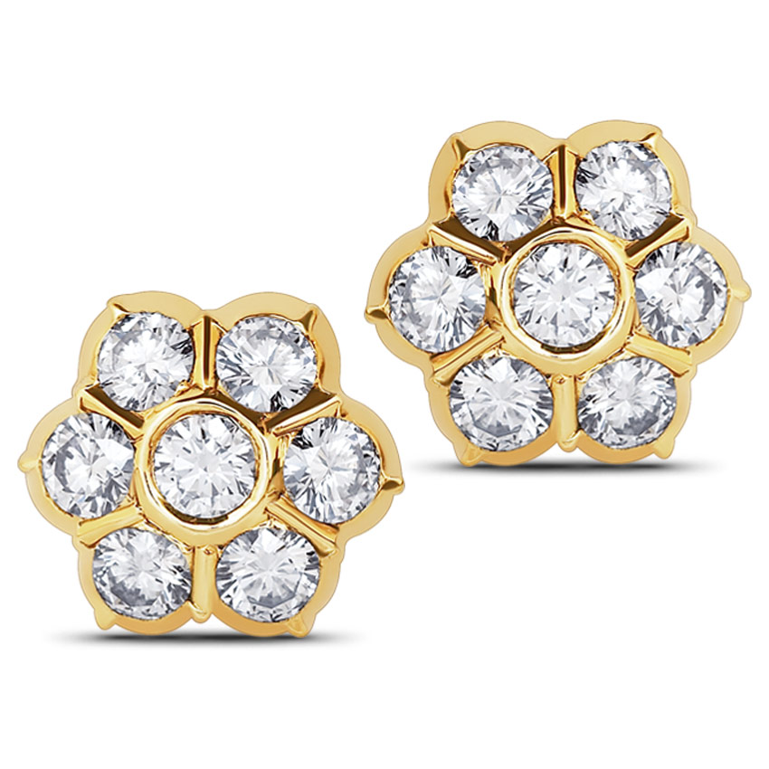 Sparkling Petal Earrings