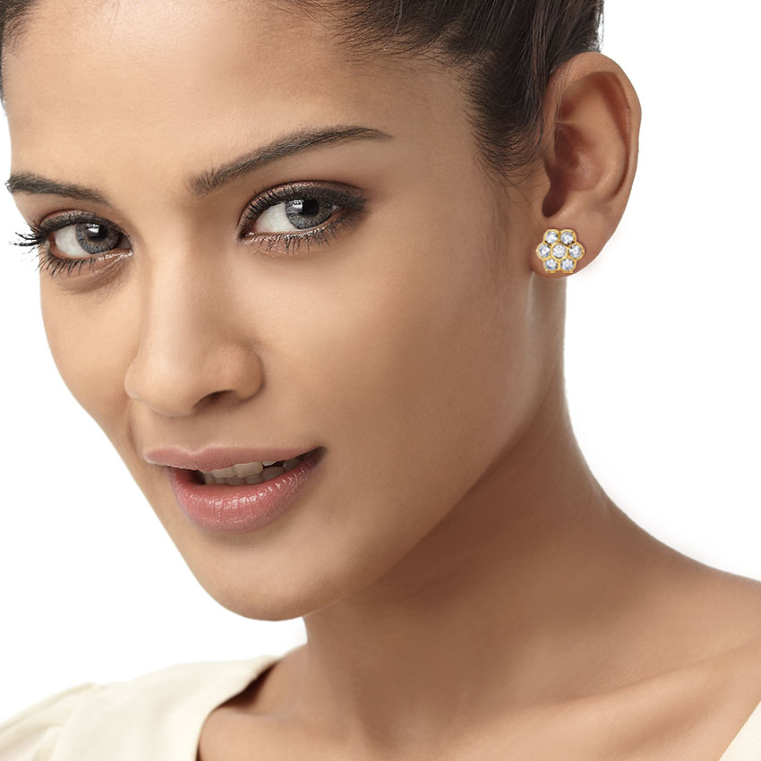 Sparkling Petal Earrings