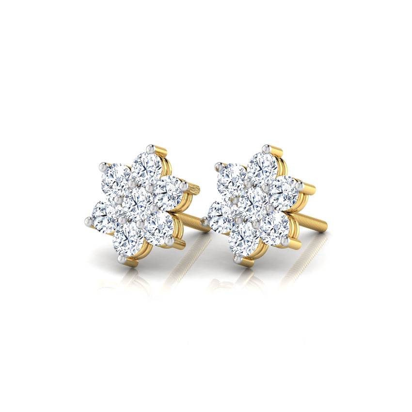 Snowflake Cluster Earrings