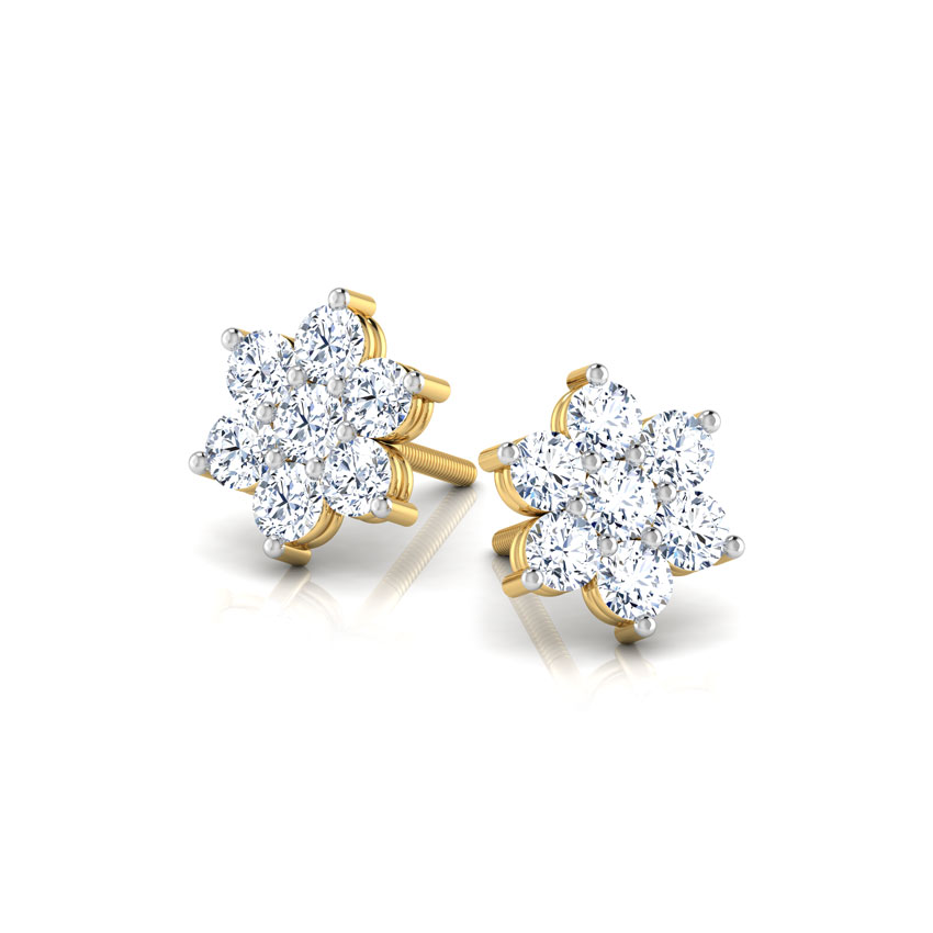 Snowflake Cluster Earrings