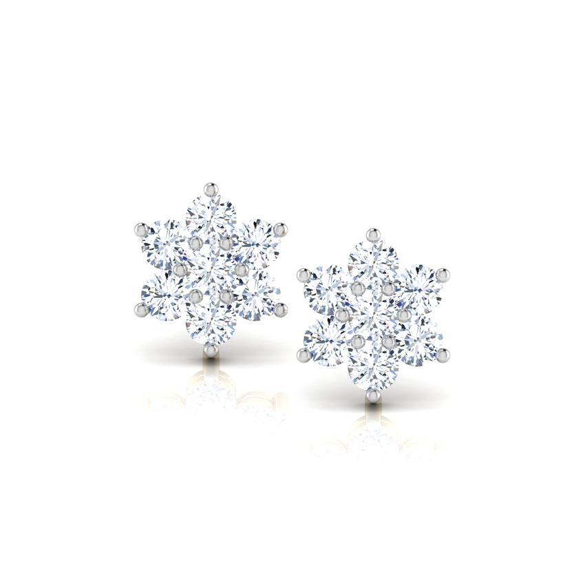 Snowflake Cluster Earrings