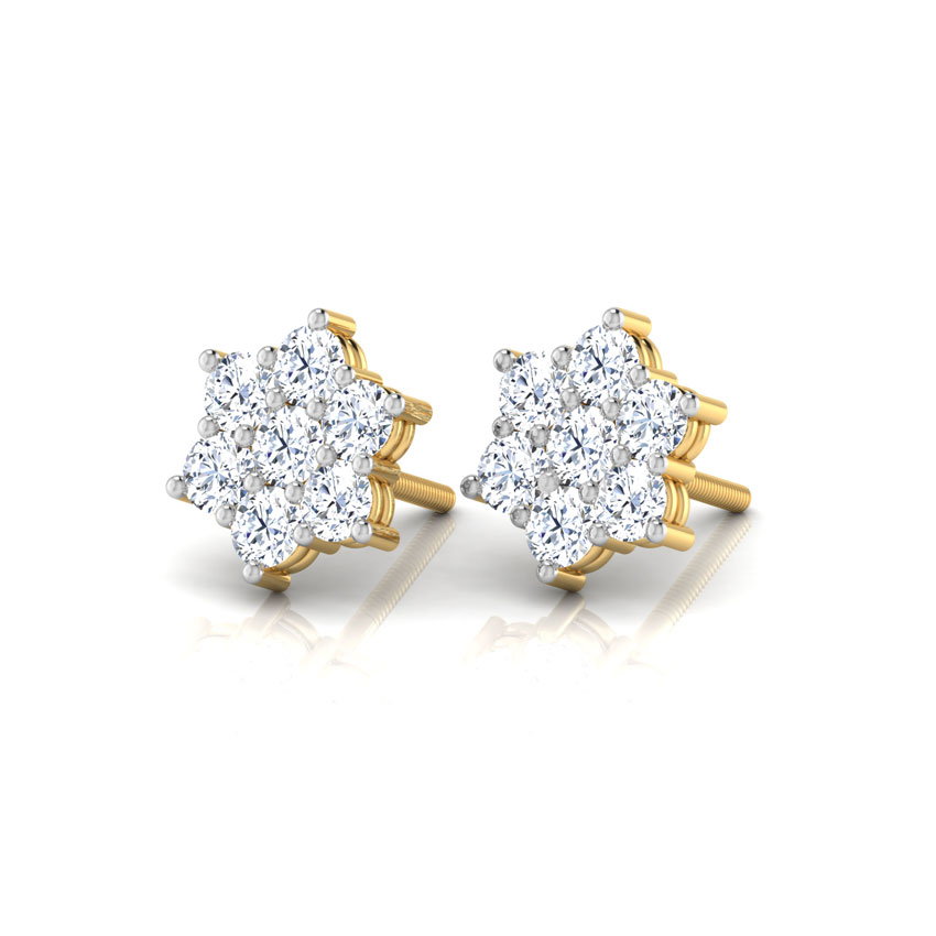 Snowflake 7-Stone Earrings Snowflake 7-Stone Earrings