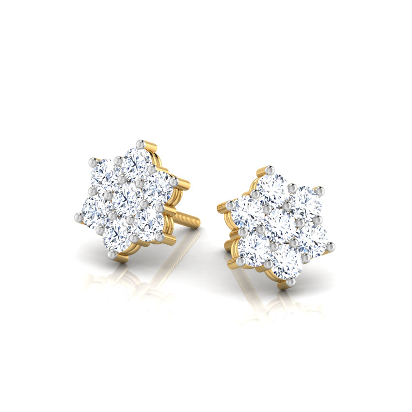 Snowflake 7-Stone Earrings Snowflake 7-Stone Earrings