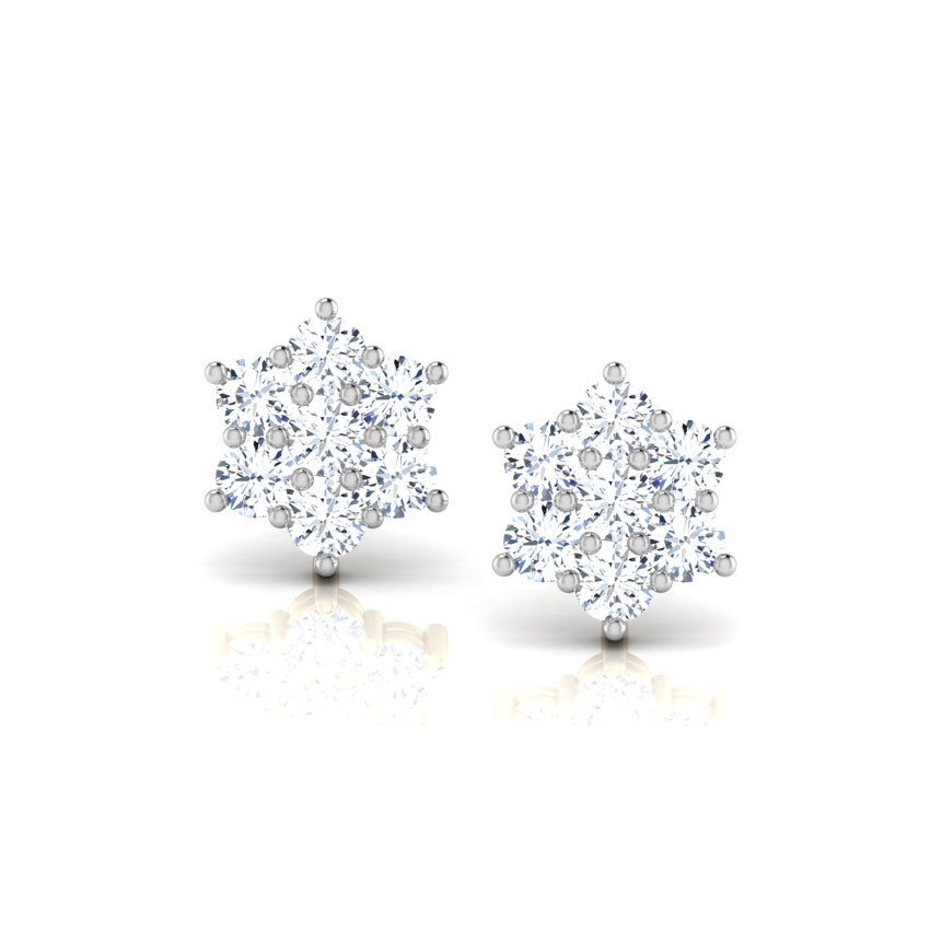 Snowflake 7-Stone Earrings Snowflake 7-Stone Earrings