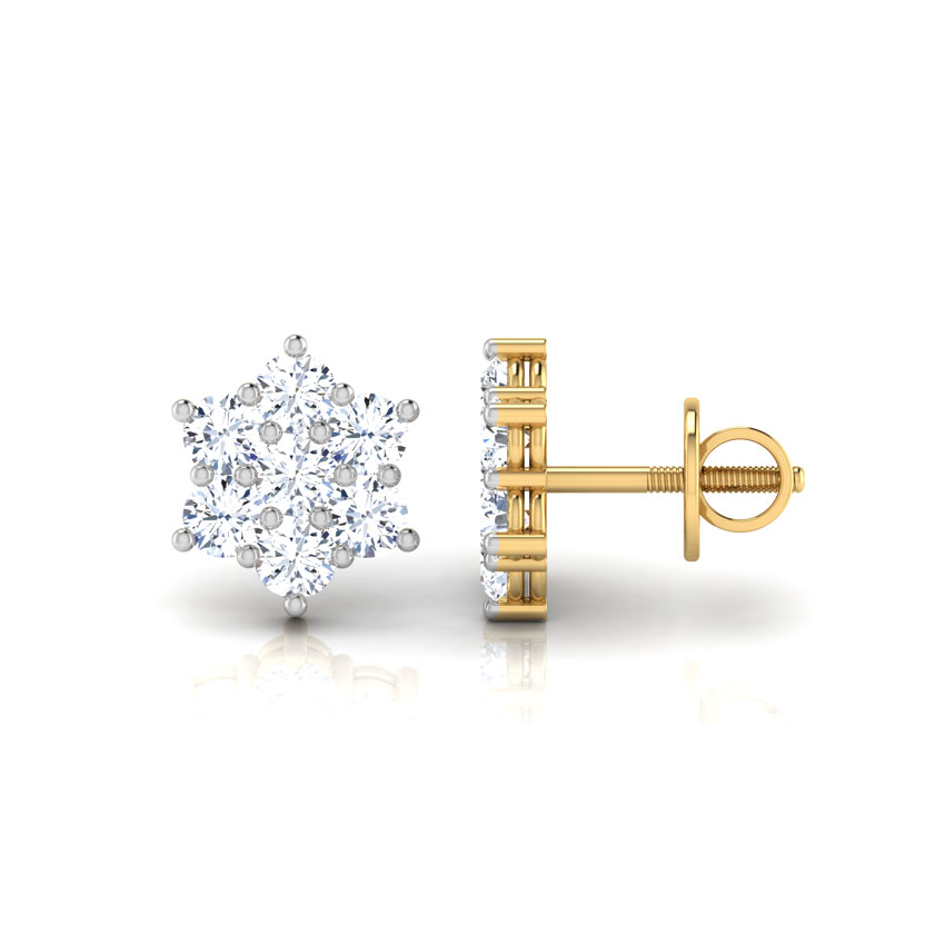 Snowflake 7-Stone Earrings Snowflake 7-Stone Earrings
