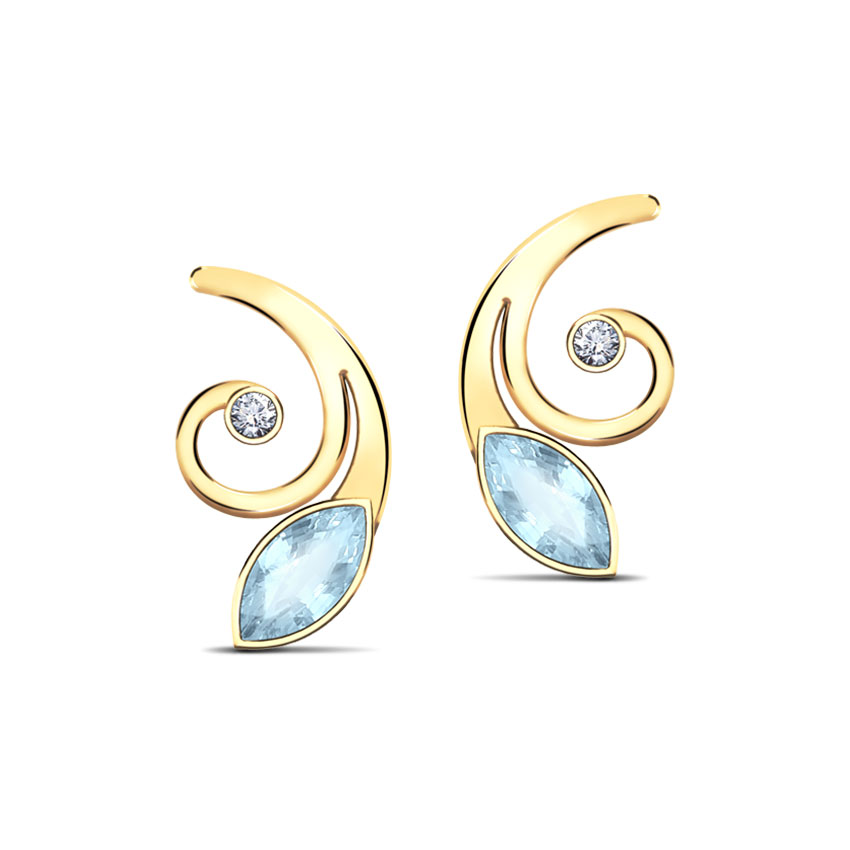 Nahiris Aquamarine Earrings Nahiris Aquamarine Earrings