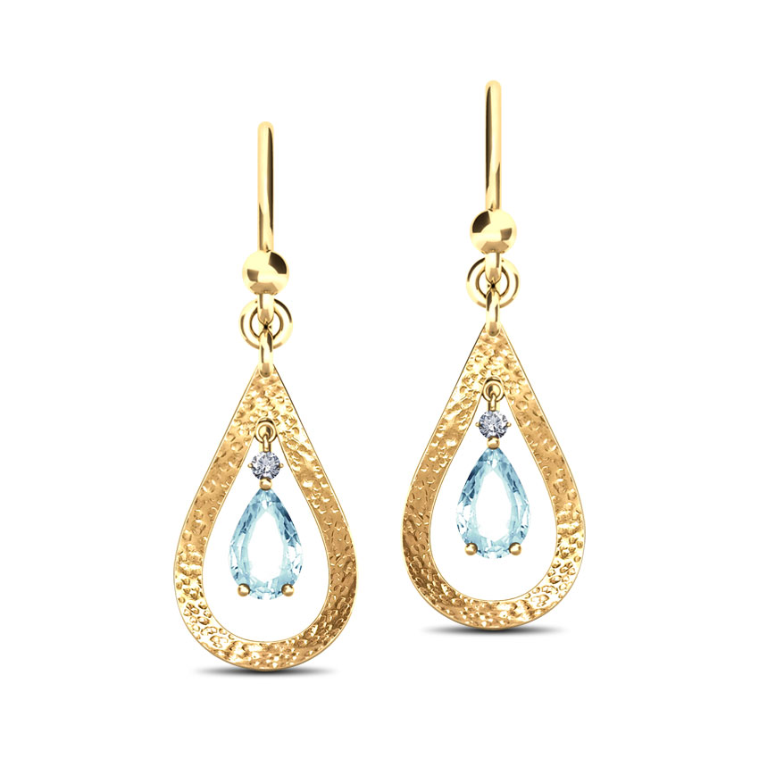 Echo Aquamarine Earrings