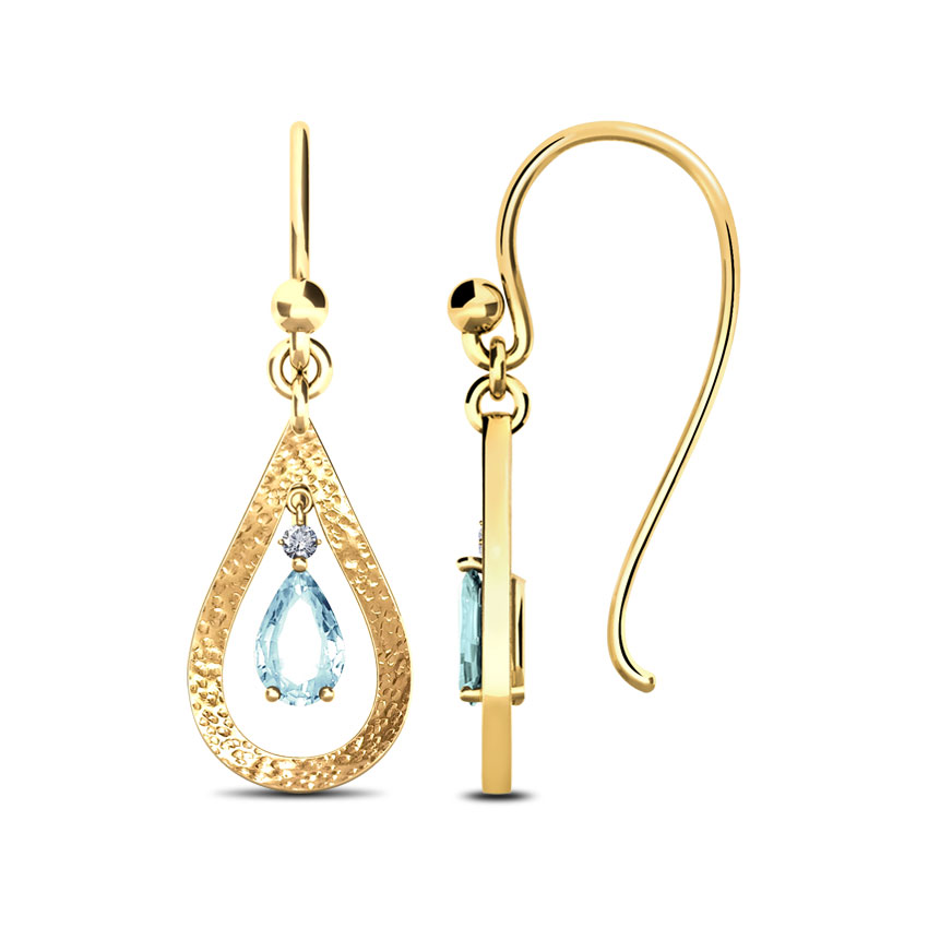 Echo Aquamarine Earrings