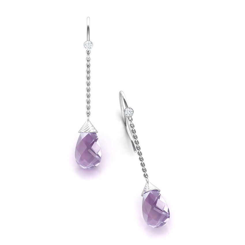 Claire Gemstone Drop Earrings Claire Gemstone Drop Earrings