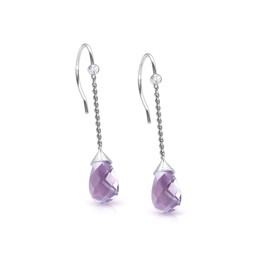 Claire Gemstone Drop Earrings Claire Gemstone Drop Earrings