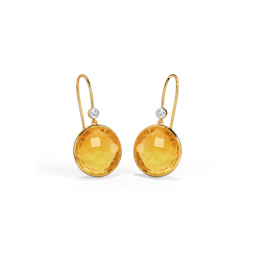 Blazing Sun Drop Earrings