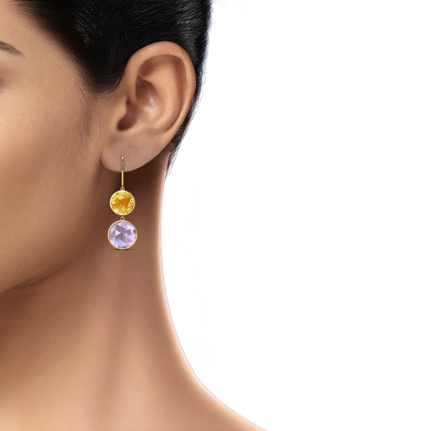 Serie Duo-stone Earrings