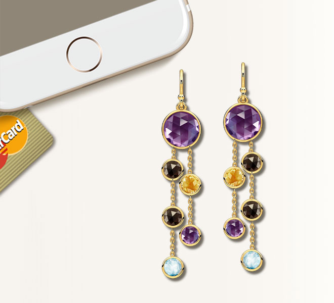 Sway Gemstone Earrings