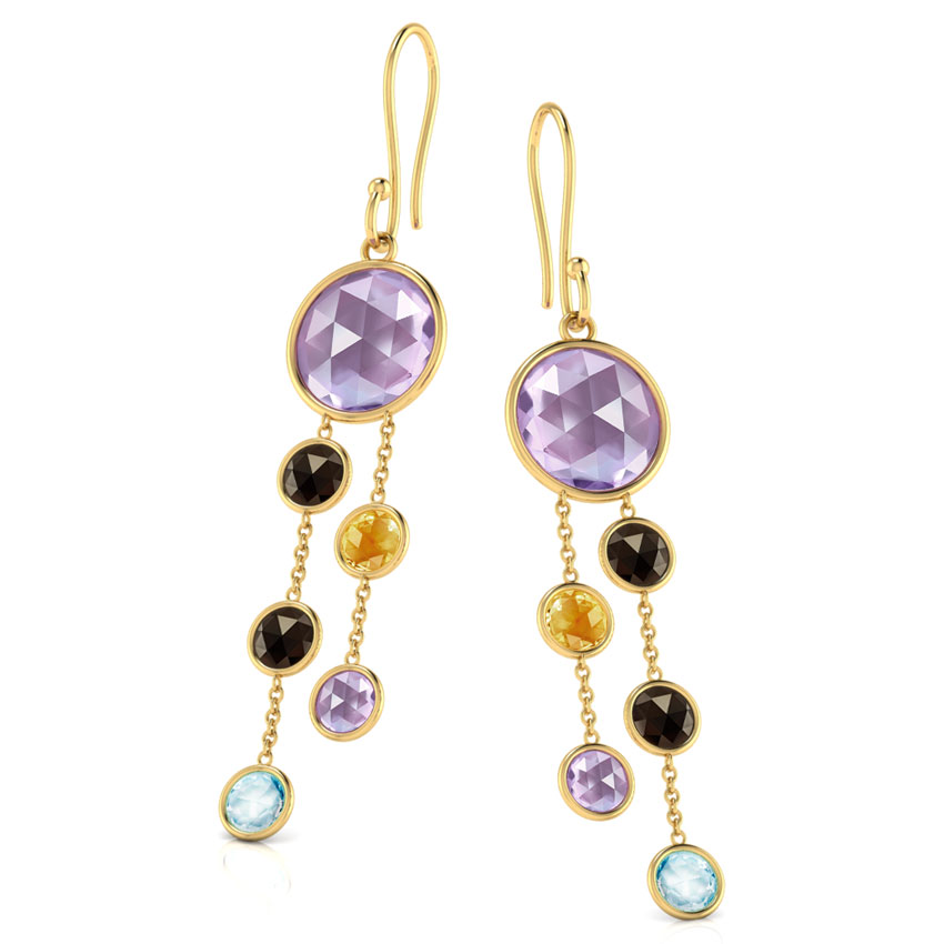 Sway Gemstone Earrings