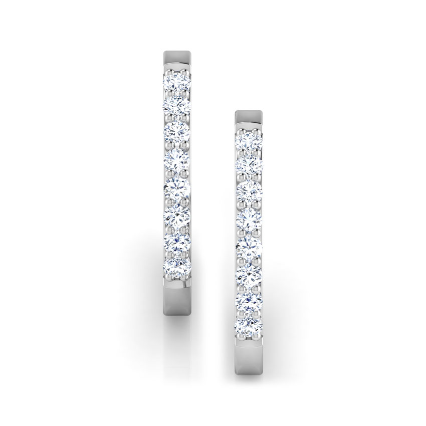 Enigma Diamond Hoop Earrings Enigma Diamond Hoop Earrings