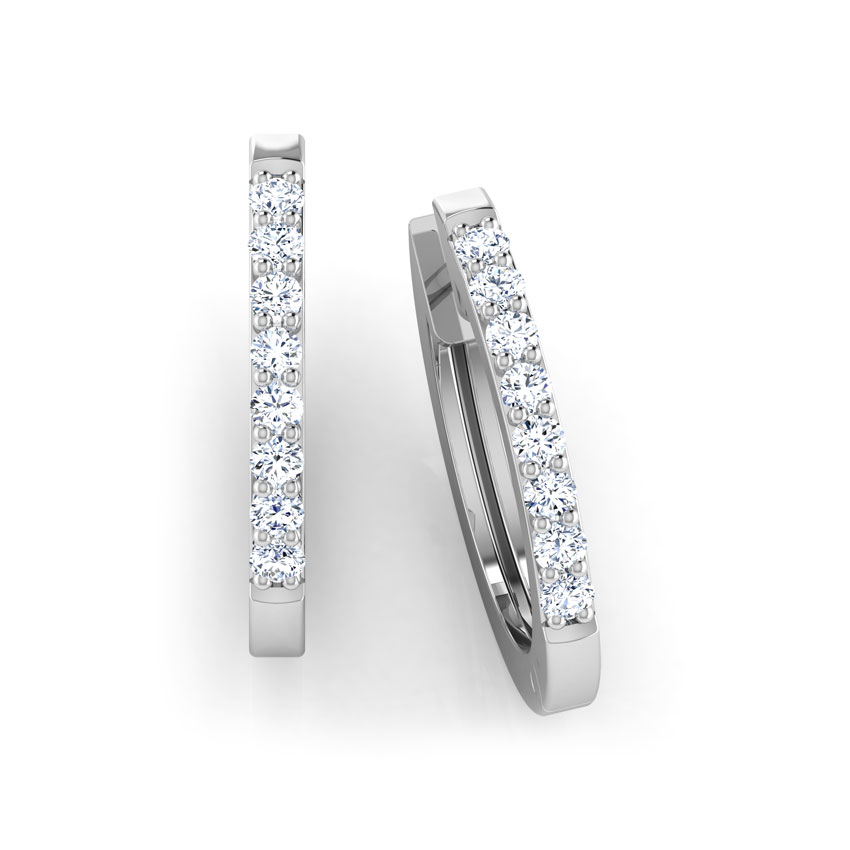 Enigma Diamond Hoop Earrings Enigma Diamond Hoop Earrings